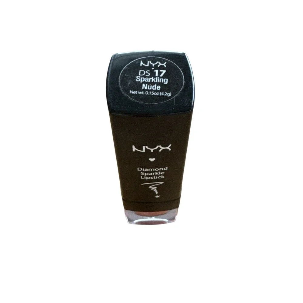 NYX DS17 Sparkling Nude Diamond Sparkle Lipstick 0.15oz New